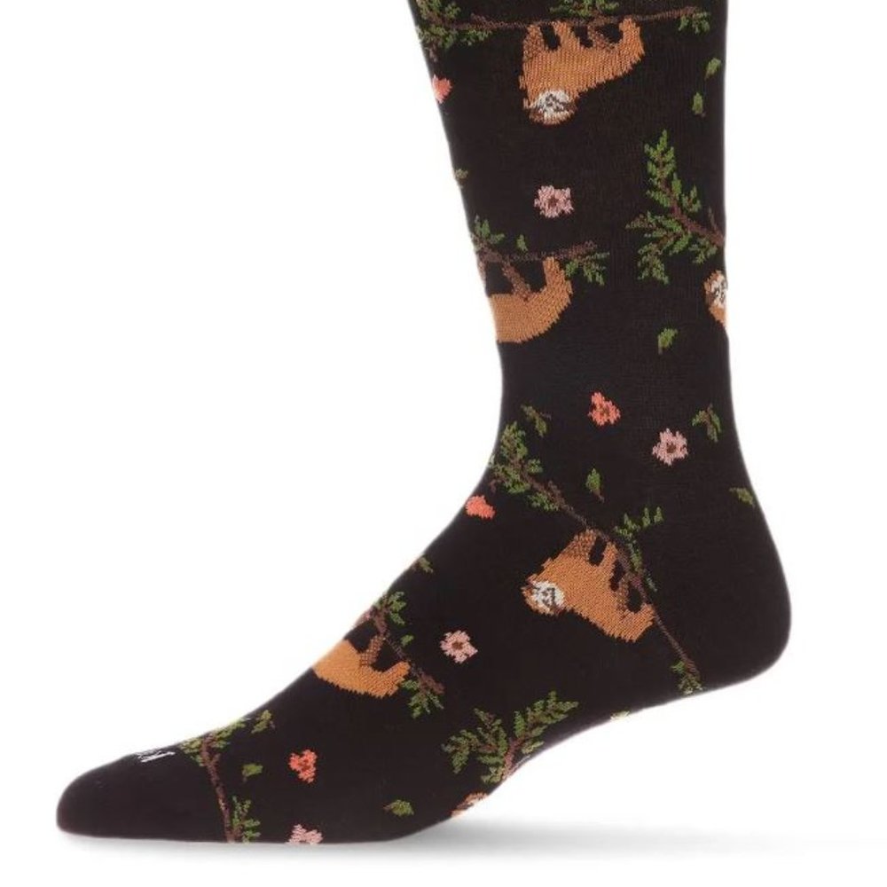 Sloth Bamboo Blend Crew Sock